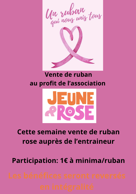Vente de ruban rose